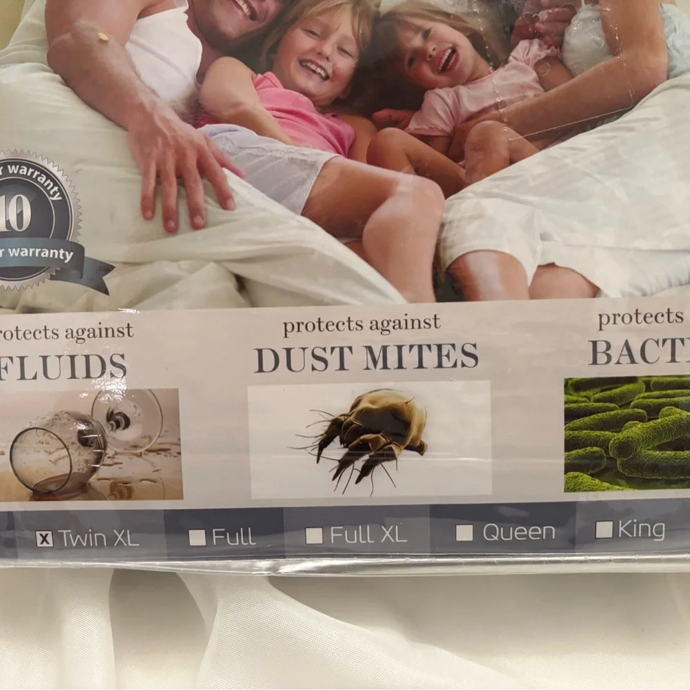 🌟 NWT SafeRest Premium Waterproof Twin XL Mattress Protector